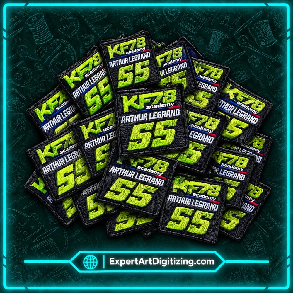 KF78 Academy Arthur Legrand racing patches